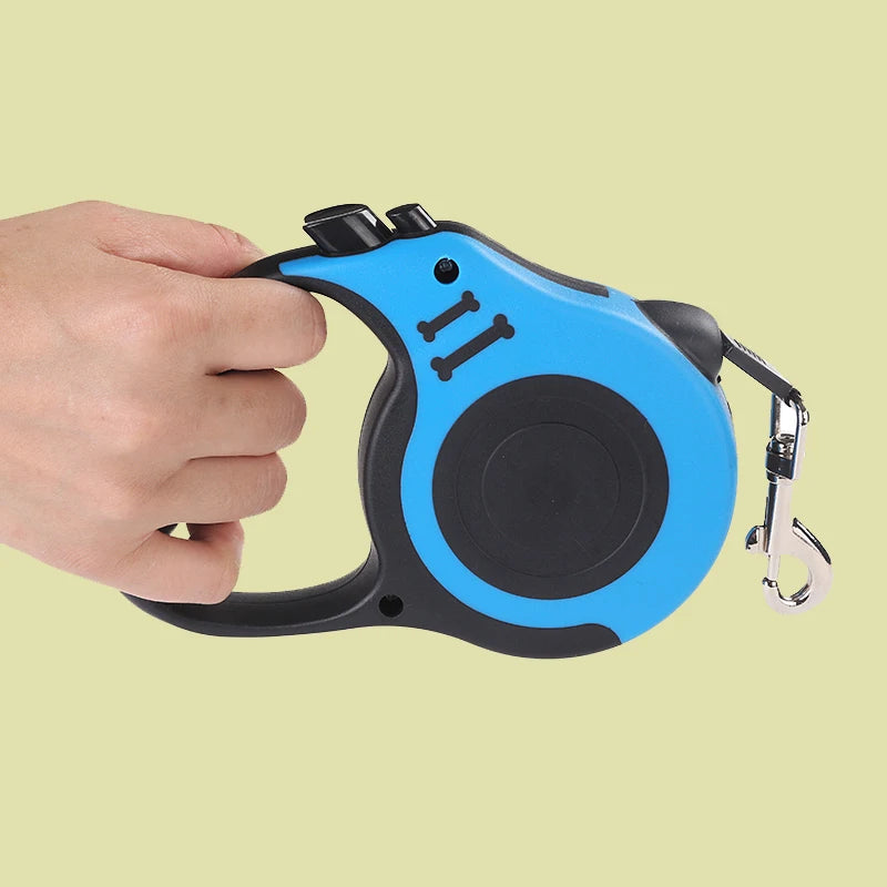 Retractable 3M/5M Dog Leash - Durable Nylon Lead for Small, Medium, and Large Dogs & Cats - Perfect for Yorkshire and Other Breeds