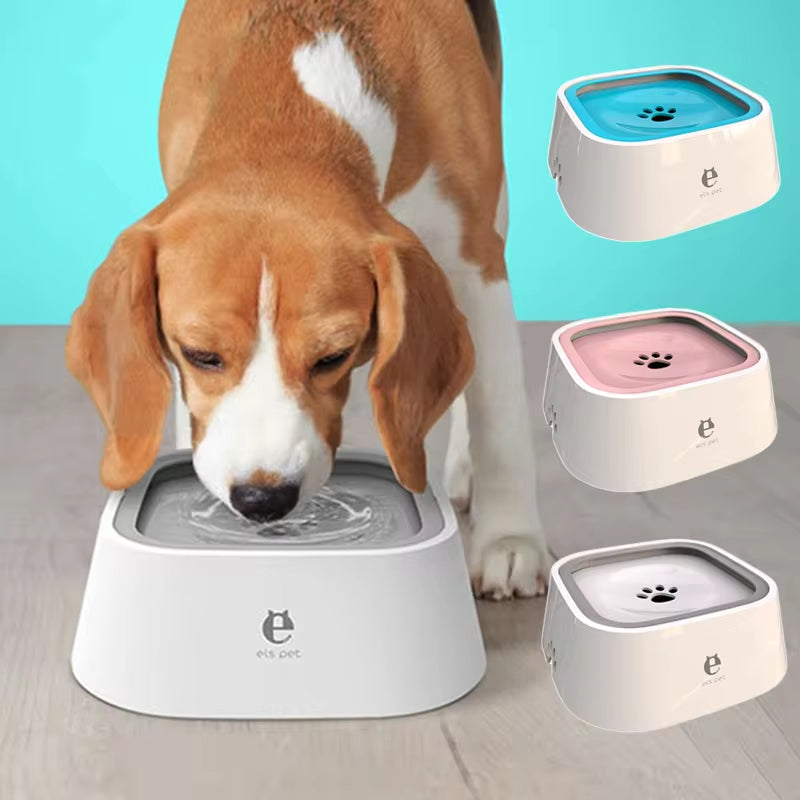 Non-Spill Dog and Cat Water Bowl - Floating Design for Mess-Free Hydration