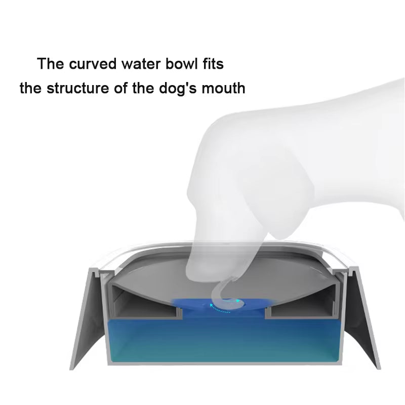 Non-Spill Dog and Cat Water Bowl - Floating Design for Mess-Free Hydration
