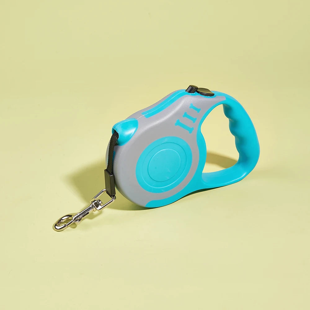 Retractable 3M/5M Dog Leash - Durable Nylon Lead for Small, Medium, and Large Dogs & Cats - Perfect for Yorkshire and Other Breeds