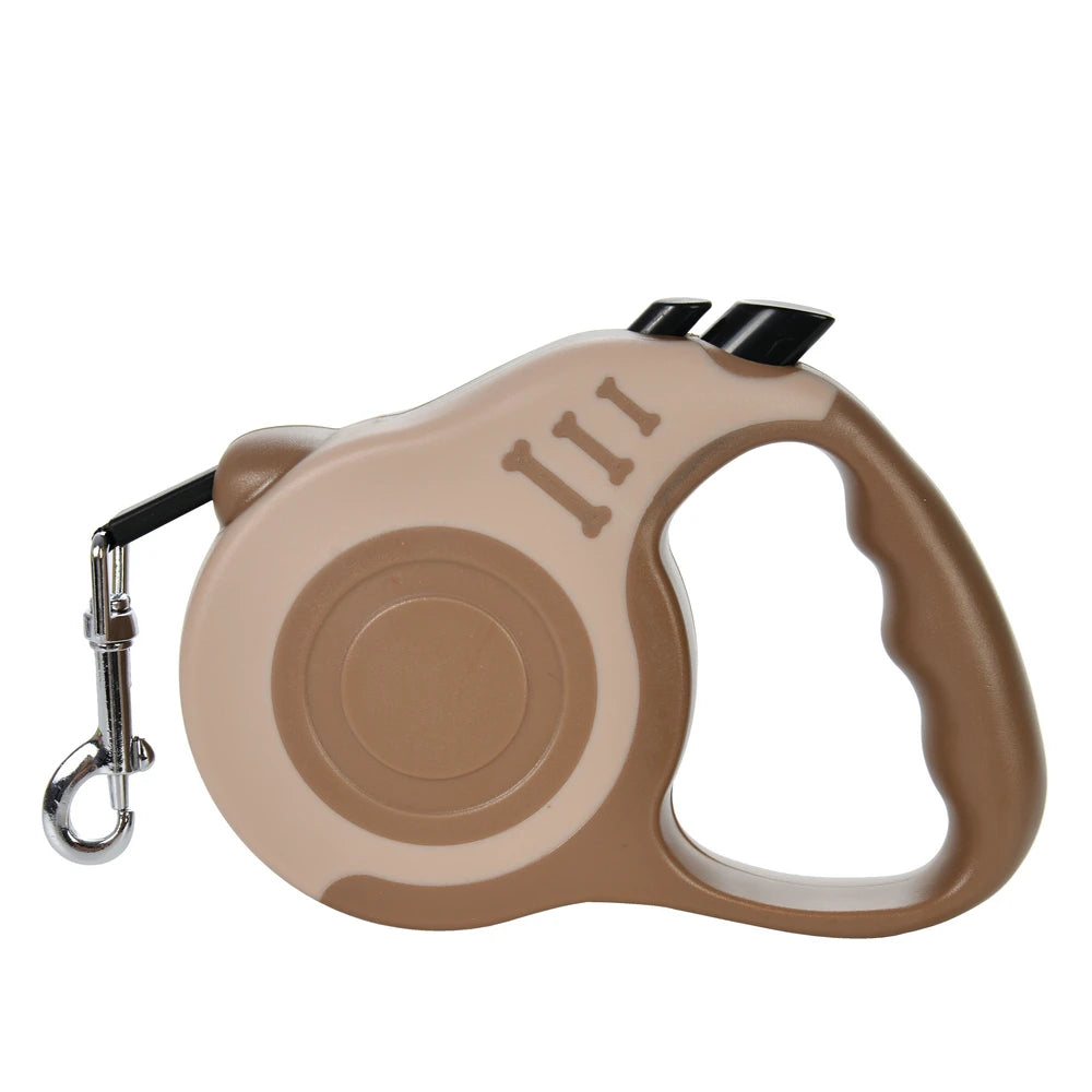 Retractable 3M/5M Dog Leash - Durable Nylon Lead for Small, Medium, and Large Dogs & Cats - Perfect for Yorkshire and Other Breeds